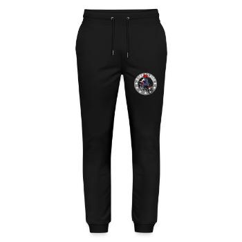 Black Forest Biker Lady Schwarzwald Motorrad - Stanley/Stella Unisex Bio Jogginghose Mover  - Schwarz - Vorne - Marisol (170cm) & Nik (191cm)