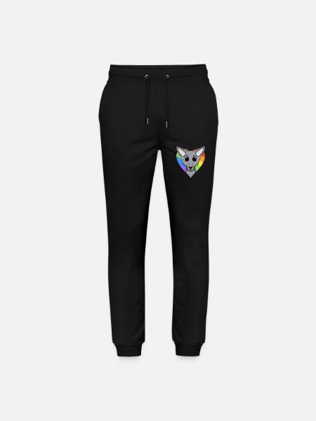 LGBT Cat Sphynx Rainbow - Stanley/Stella Mover Unisex Organic Jogging Trousers - black