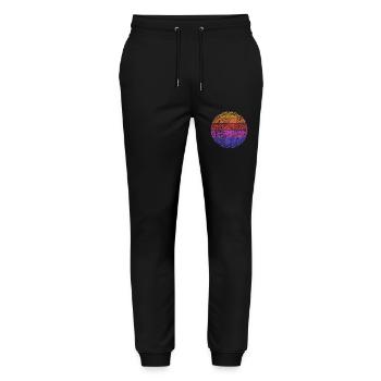 Ramen - Pantalon de jogging bio MOVER Stanley/Stella unisexe - noir - Devant - Marisol (170cm) & Nik (191cm)