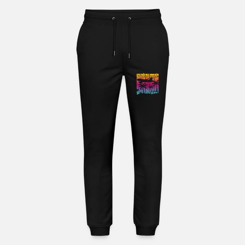 Maho Beach St. Maarten - Stanley/Stella Unisex Bio Jogginghose Mover  - Schwarz