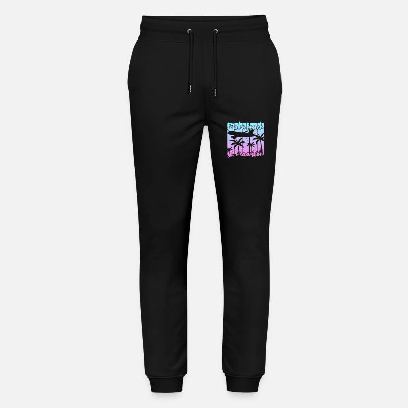 Maho Beach St. Maarten - Pantalon de jogging bio MOVER Stanley/Stella unisexe - noir