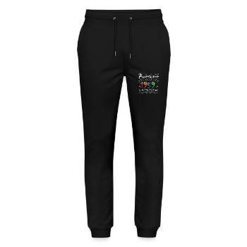 1959 - Born 1959 - Fantastic since 1959 - Stanley/Stella Mover Unisex Organic Jogging Trousers - black - Front - Marisol (170cm) & Nik (191cm)