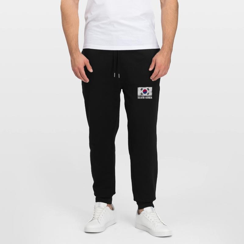 Drapeau de la Corée du Sud Grunge Drapeau de la Corée du Sud Pantalon de jogging bio MOVER Stanley/Stella unisexe