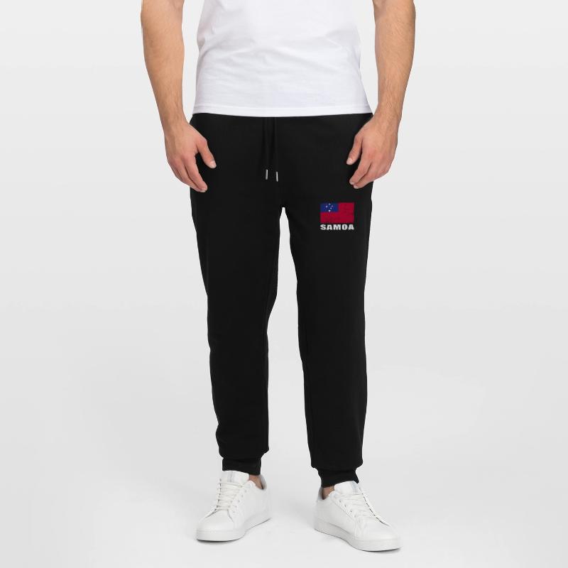 Drapeau samoa Grunge Drapeau samoa Pantalon de jogging bio MOVER Stanley/Stella unisexe