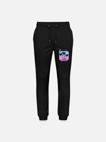 Cancun Mexico - Stanley/Stella Mover Unisex Organic Jogging Trousers - black