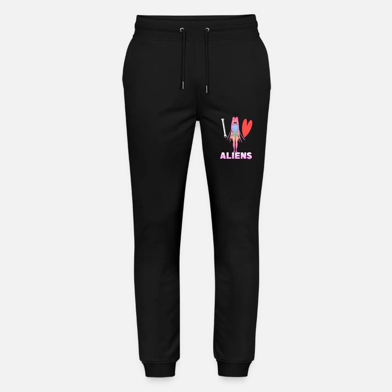 J’aime les extraterrestres - Pantalon de jogging bio MOVER Stanley/Stella unisexe - noir