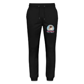 Pekingese Mom Pekinese Dog Owner Gift - Stanley/Stella Mover Unisex Organic Jogging Trousers - black - Front - Marisol (170cm) & Nik (191cm)