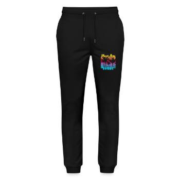 Marsa Alam Egypt - Stanley/Stella Unisex Bio Jogginghose Mover  - Schwarz - Vorne - Marisol (170cm) & Nik (191cm)
