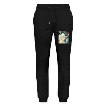 Women's Rights, Equality, Women's Day - Stanley/Stella Mover Unisex Organic Jogging Trousers - black - Front - Marisol (170cm) & Nik (191cm)