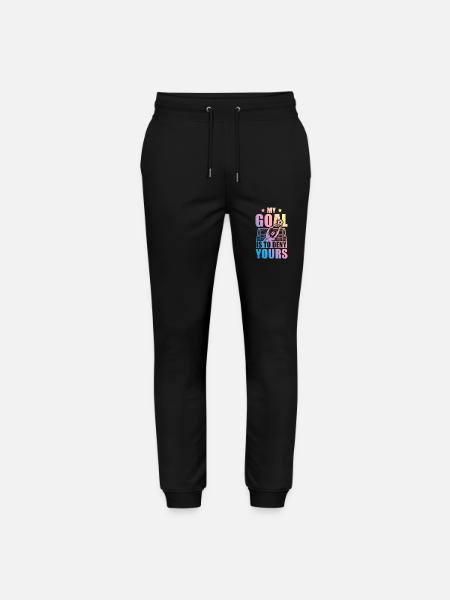 Goalkeeper Football Saying - Stanley/Stella Mover Unisex Organic Jogging Trousers - black