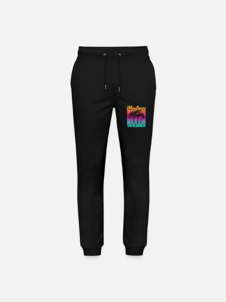 Monterey California - Stanley/Stella Mover Unisex Organic Jogging Trousers - black