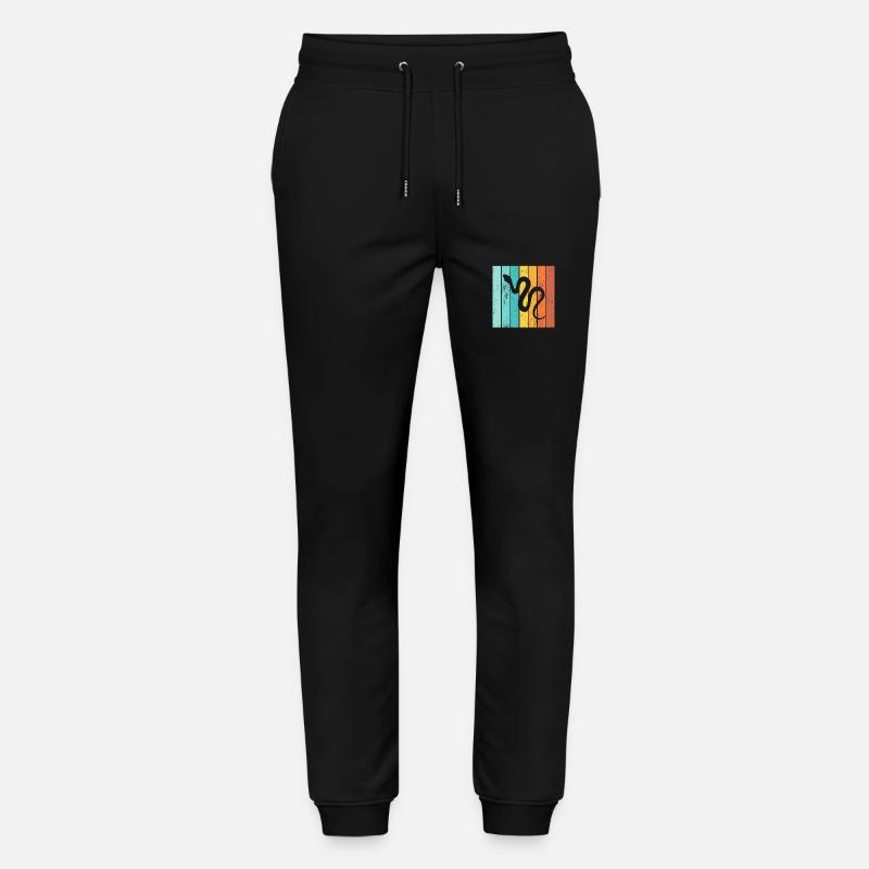 Snake Retro Reptile Python Idée cadeau Pantalon de jogging bio MOVER Stanley/Stella unisexe