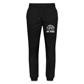 Bûcheron - Pantalon de jogging bio MOVER Stanley/Stella unisexe - noir - Devant - Marisol (170cm) & Nik (191cm)
