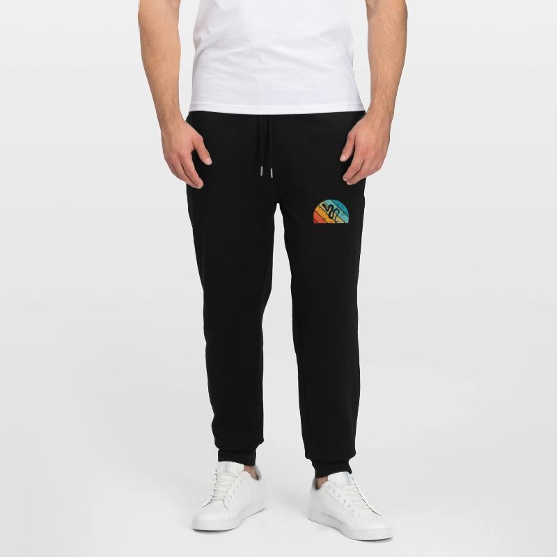 Snake Retro Reptile Python Idée cadeau Pantalon de jogging bio MOVER Stanley/Stella unisexe