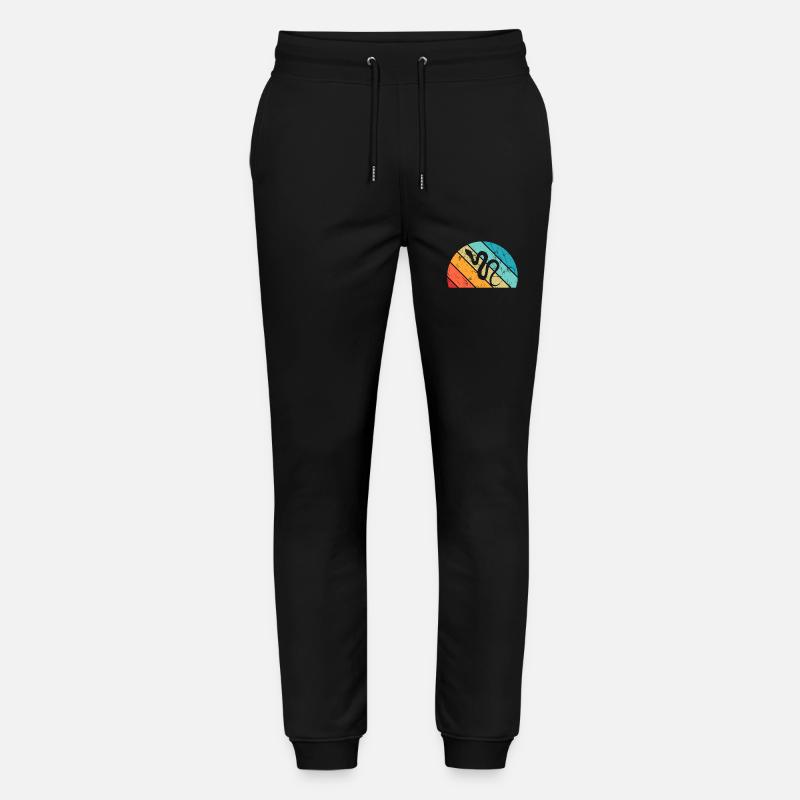 Snake Retro Reptile Python Idée cadeau Pantalon de jogging bio MOVER Stanley/Stella unisexe