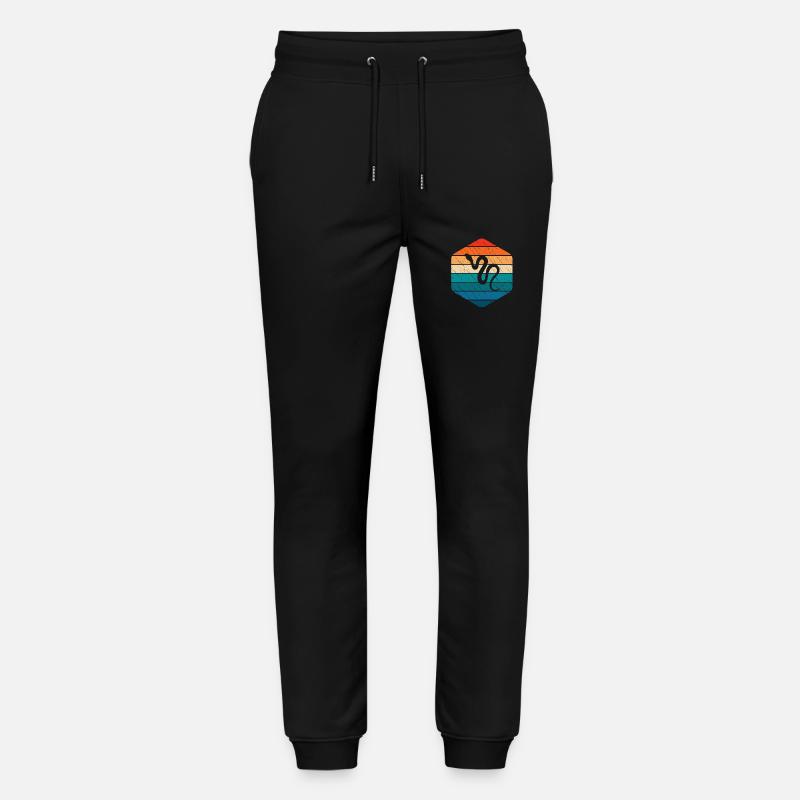 Snake Retro Reptile Python Idée cadeau Pantalon de jogging bio MOVER Stanley/Stella unisexe