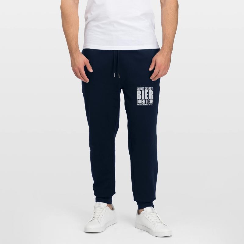 Sie Hat Gesagt Bier Oder Ich Biertrinker Saufshirt Stanley/Stella Unisex Bio Jogginghose Mover 