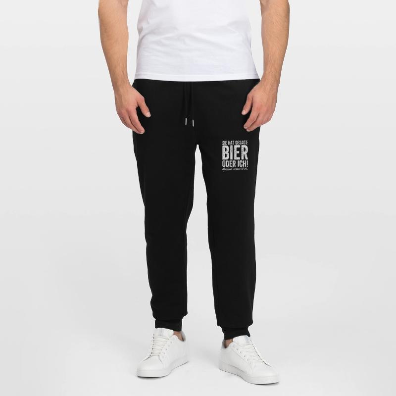 Sie Hat Gesagt Bier Oder Ich Biertrinker Saufshirt Stanley/Stella Unisex Bio Jogginghose Mover 