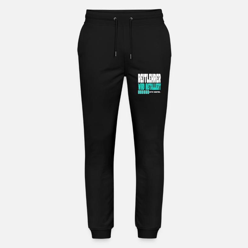 Reitlehrer wird installiert - Stanley/Stella Unisex Bio Jogginghose Mover  - Schwarz