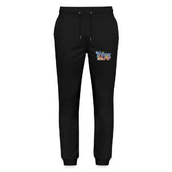 Groovy Sister Garden Plant Flowers Floral Decoration - Stanley/Stella Mover Unisex Organic Jogging Trousers - black - Front - Marisol (170cm) & Nik (191cm)