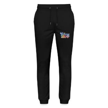 Groovy Uncle Garden Plant Flowers Floral Decoration - Stanley/Stella Mover Unisex Organic Jogging Trousers - black - Front - Marisol (170cm) & Nik (191cm)