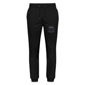 A legend was born in 1993 - Stanley/Stella Mover Unisex Organic Jogging Trousers - black - Front - Marisol (170cm) & Nik (191cm)
