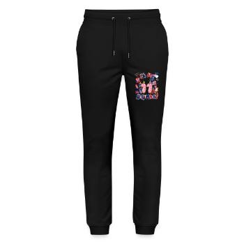 It's my 11th birthday Eagle July 4th - Stanley/Stella Mover Unisex Organic Jogging Trousers - black - Front - Marisol (170cm) & Nik (191cm)