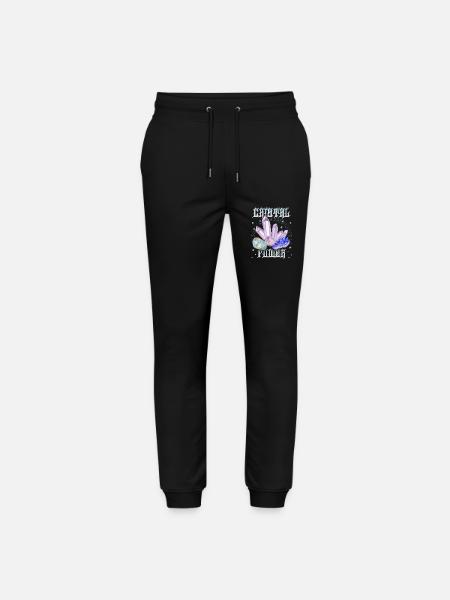 Kristall Crystal-Power Heilende Esoterik Kristalle - Stanley/Stella Unisex Bio Jogginghose Mover - Schwarz