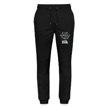 Eis Liebhaber Mich Mit Auto Beeindrucken Eiswagen - Stanley/Stella Unisex Bio Jogginghose Mover  - Schwarz - Vorne - Marisol (170cm) & Nik (191cm)