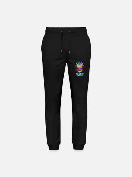 Aztecs, Mayan culture, tribal culture folklore mask - Stanley/Stella Mover Unisex Organic Jogging Trousers - black