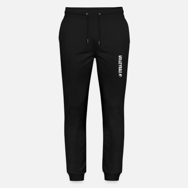 Volleyball - Stanley/Stella Unisex Bio Jogginghose Mover  - Schwarz