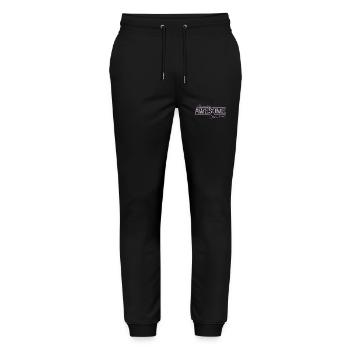 Legendär seit 1993 - Stanley/Stella Unisex Bio Jogginghose Mover  - Schwarz - Vorne - Marisol (170cm) & Nik (191cm)