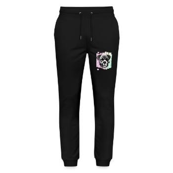 Boxer Hund - Stanley/Stella Unisex Bio Jogginghose Mover  - Schwarz - Vorne - Marisol (170cm) & Nik (191cm)