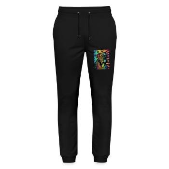 Boxer - Stanley/Stella Mover Unisex Organic Jogging Trousers - black - Front - Marisol (170cm) & Nik (191cm)