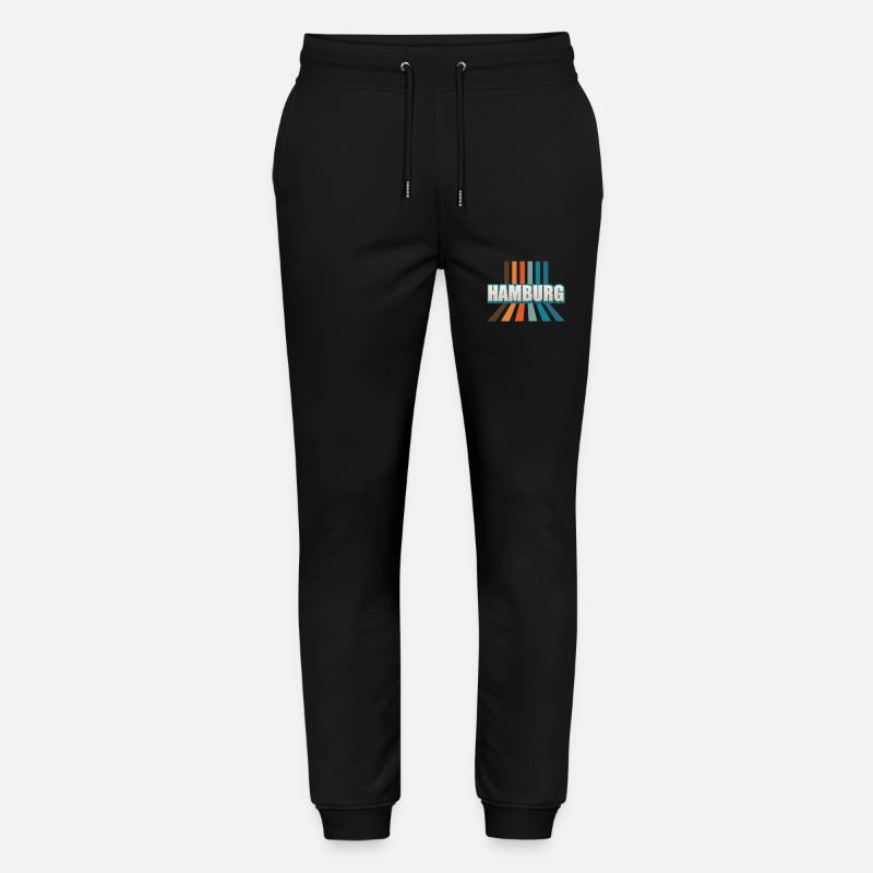 Hamburgerin Hamburger Hamburg - Stanley/Stella Unisex Bio Jogginghose Mover  - Schwarz
