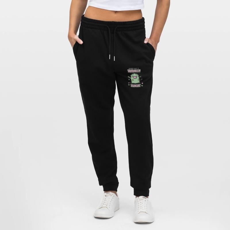 Toad, Frog, Toad Funny Saying, Pun Stanley/Stella Mover Unisex Organic Jogging Trousers