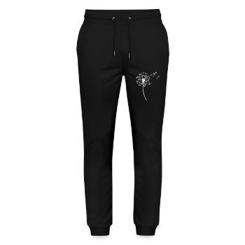 Dandelion - Stanley/Stella Mover Unisex Organic Jogging Trousers - black - Front - Marisol (170cm) & Nik (191cm)