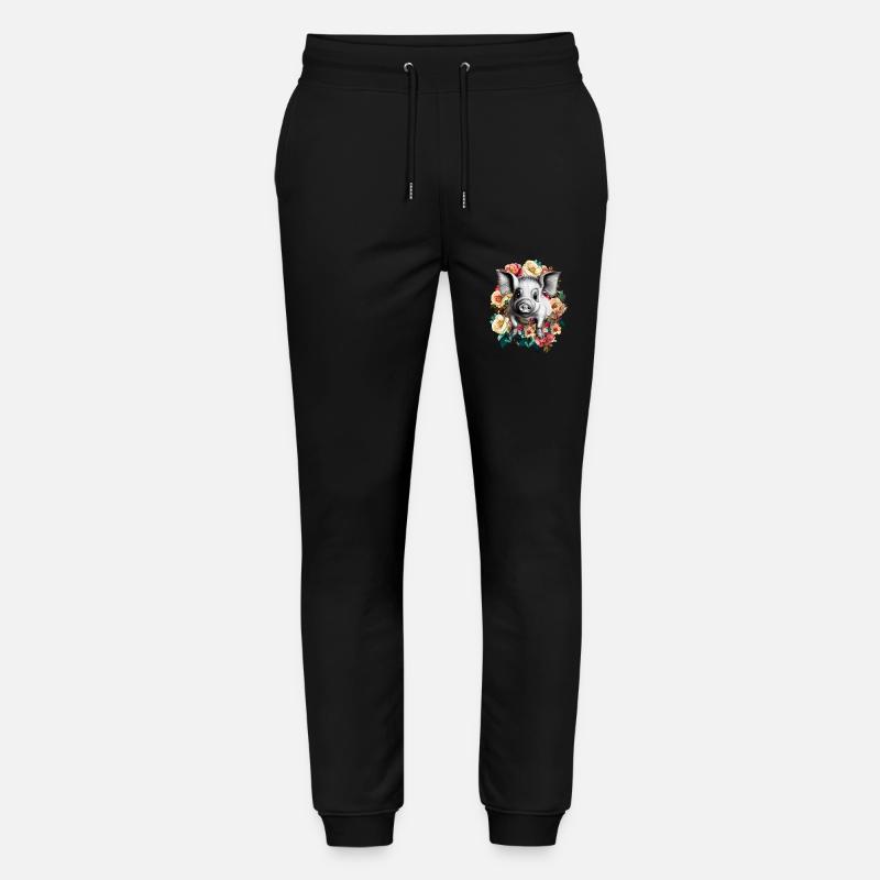 Cochon - Pantalon de jogging bio MOVER Stanley/Stella unisexe - noir