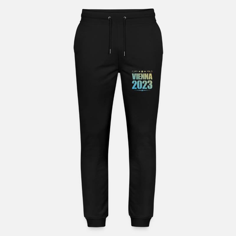 Vienna 2023 Wien - Stanley/Stella Unisex Bio Jogginghose Mover  - Schwarz