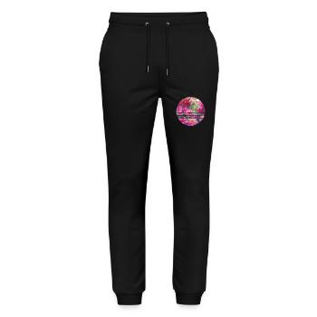 Jardinier amateur, jardinier, jardinage, jardinage, jardinage - Pantalon de jogging bio MOVER Stanley/Stella unisexe - noir - Devant - Marisol (170cm) & Nik (191cm)