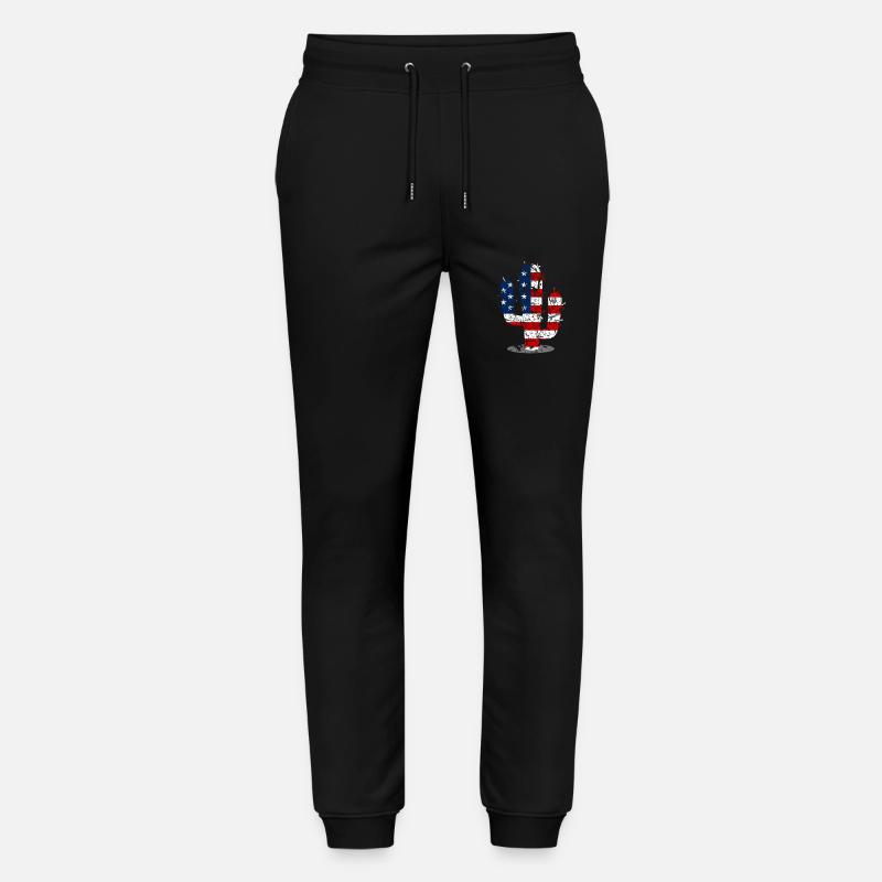4 juillet Cactus US Flag - Pantalon de jogging bio MOVER Stanley/Stella unisexe - noir