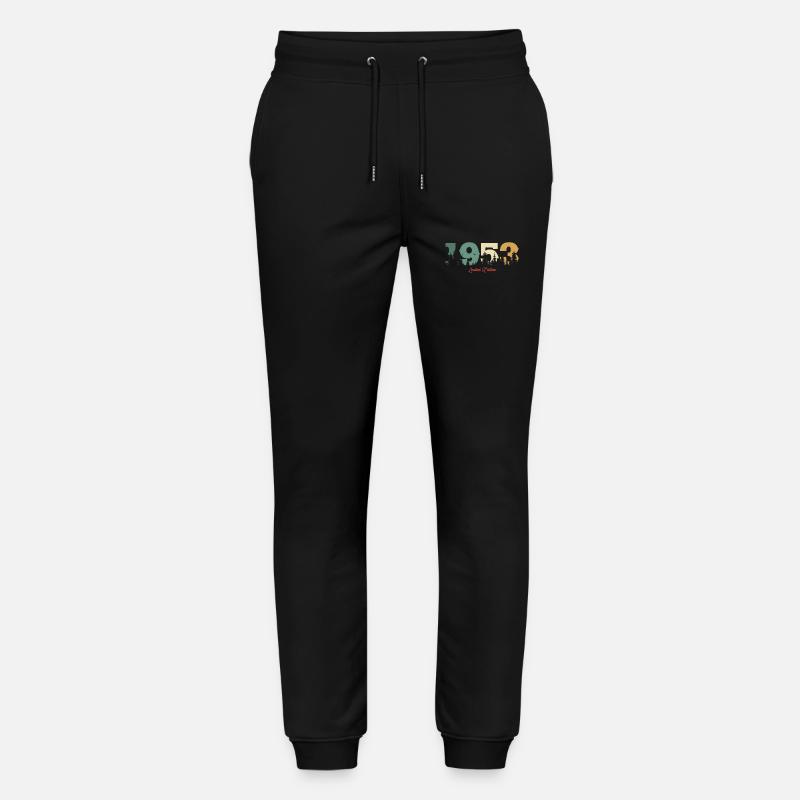 1953 limitierte Auflage - Stanley/Stella Unisex Bio Jogginghose Mover  - Schwarz
