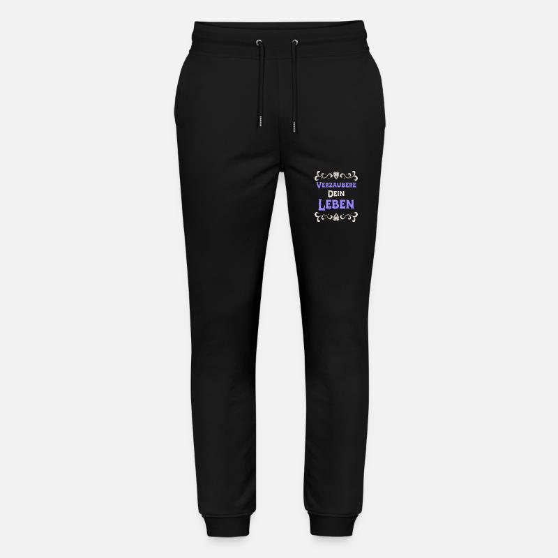 Verzaubere Dein Leben Hexendesign - Stanley/Stella Unisex Bio Jogginghose Mover  - Schwarz