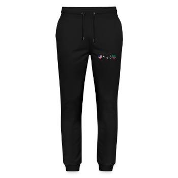 Ogaden - Stanley/Stella Mover Unisex Organic Jogging Trousers - black - Front - Marisol (170cm) & Nik (191cm)