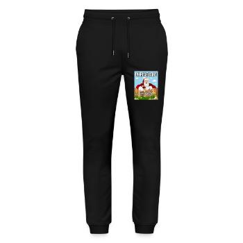 Christmas in July - Stanley/Stella Mover Unisex Organic Jogging Trousers - black - Front - Marisol (170cm) & Nik (191cm)