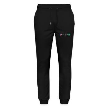 Saudi-Arabien - Stanley/Stella Unisex Bio Jogginghose Mover  - Schwarz - Vorne - Marisol (170cm) & Nik (191cm)