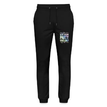 Lloret De Mar Party Vibes - Stanley/Stella Mover Unisex Organic Jogging Trousers - black - Front - Marisol (170cm) & Nik (191cm)