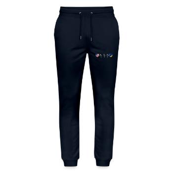 Tokelau - Stanley/Stella Unisex Bio Jogginghose Mover  - Navy - Vorne - Marisol (170cm) & Nik (191cm)
