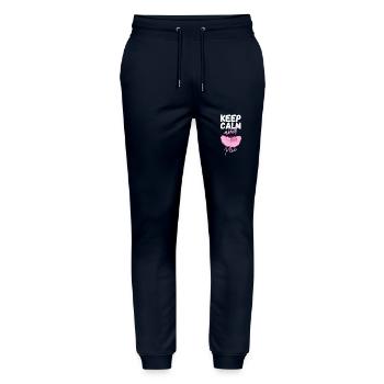 Balletttänzer | Ballettlehrer | Ballerina - Stanley/Stella Unisex Bio Jogginghose Mover  - Navy - Vorne - Marisol (170cm) & Nik (191cm)