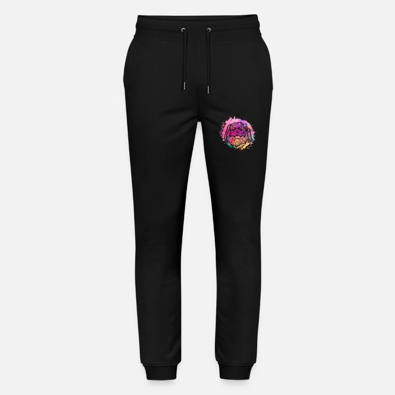 Shih Tzu - Stanley/Stella Unisex Bio Jogginghose Mover  - Schwarz